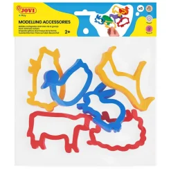 Moldes forma animales de granja para pasta de modelar 6 unidades