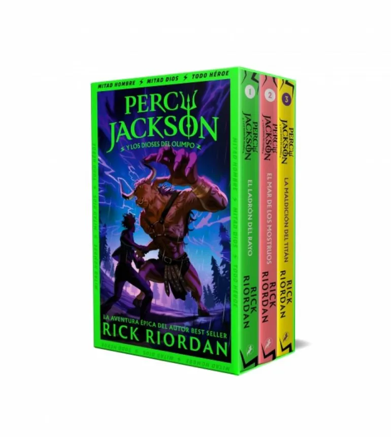 Pack Percy Jackson y los dioses del Olimpo 1, 2 y 3