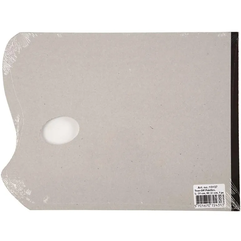 Paleta desechable de papel 31x23cm 40 hojas