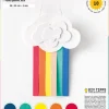 Papel foam 20X29cm. 10 colores Folia
