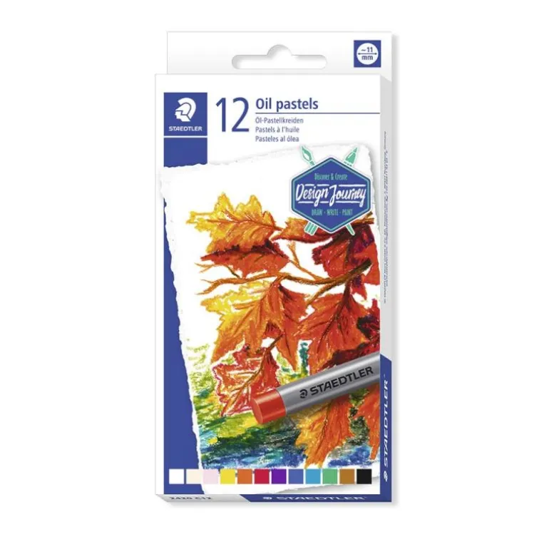 Pastel al óleo 12 colores Staedtler