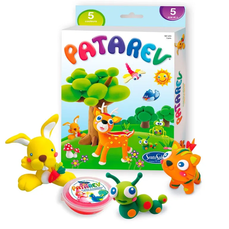 Patarev pasta para modelar 5 colores