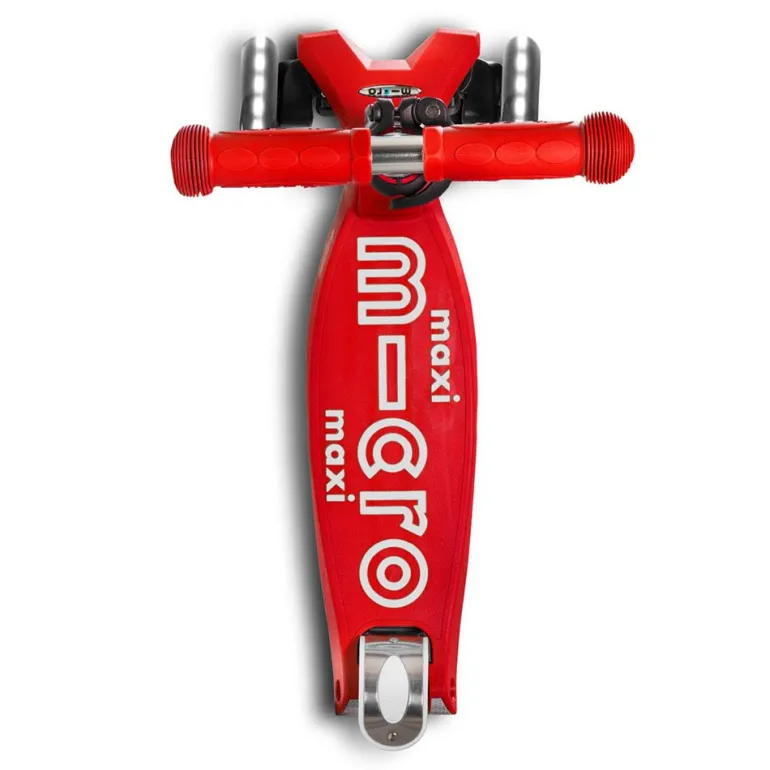 Patinete Maxi Micro Deluxe LED rojo