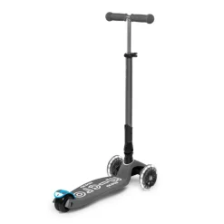 Patinete maxi Micro deluxe plegable Led gris vulcano