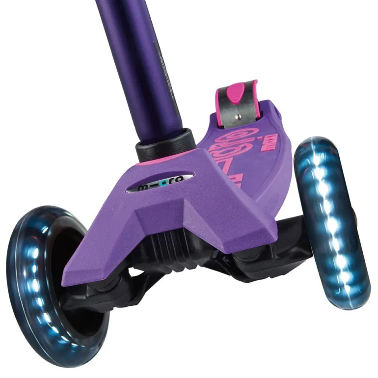 Patinete maxi Micro deluxe Led lila