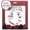 Pegatinas faciales zombie