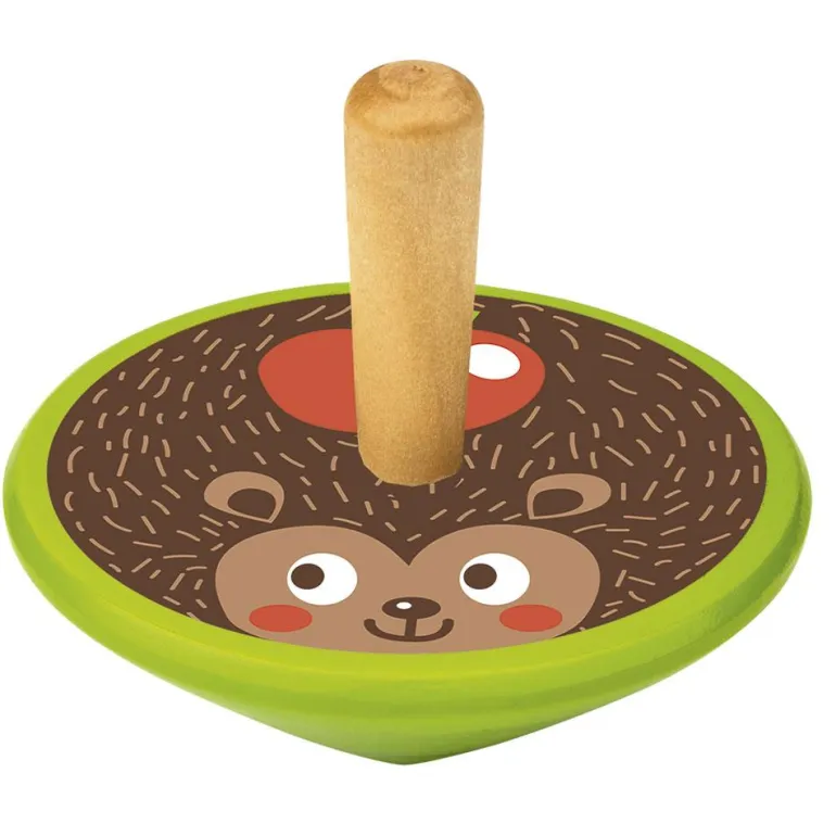 Peonza madera animalito surtido