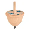 Peonza madera que pinta al girar
