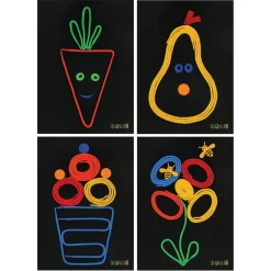 Pizarra para dibujar con cordones Spaghetti pad start