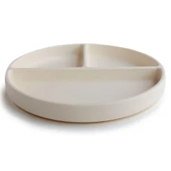 Plato de silicona con ventosa y 3 compartimentos Mushie