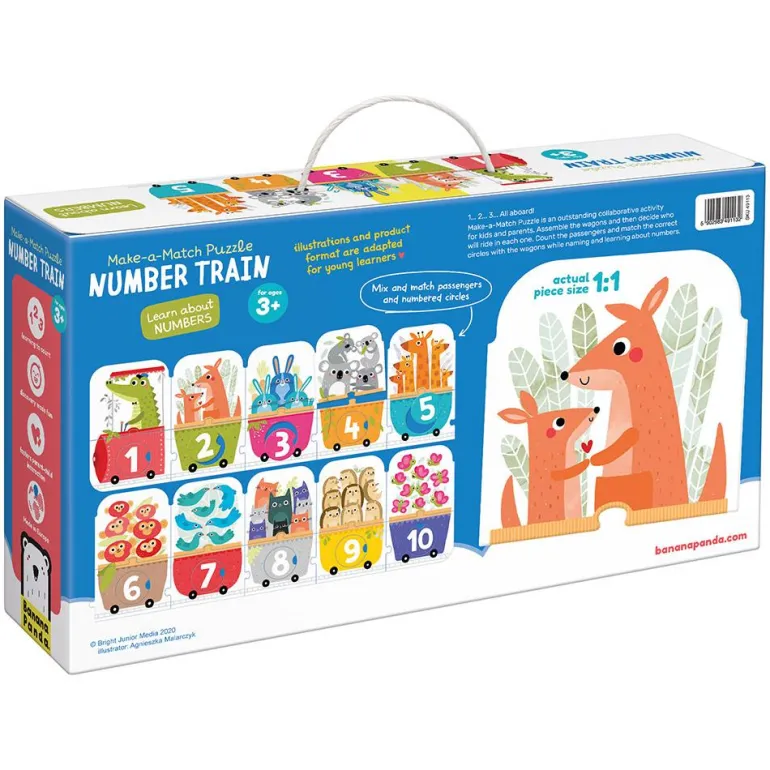 Puzzle El tren de los números 30 piezas