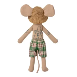 Ratoncito tatuado caseta playa Maileg