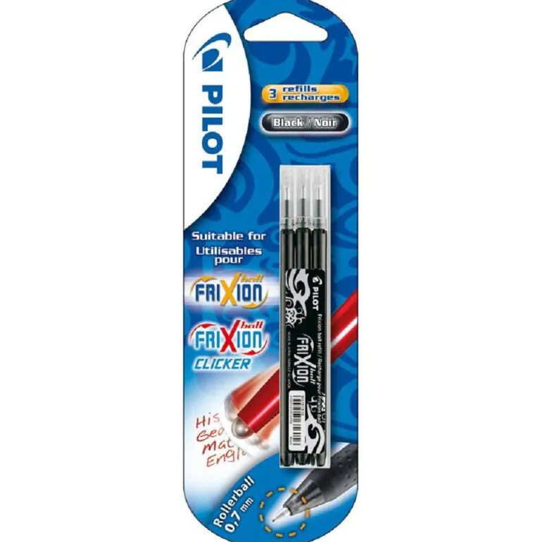 Recambio FriXion Ball y Clicker 3 unidades varios colores