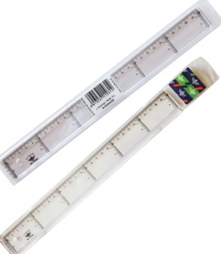 Regla de plástico 30cm. D. Ferrer