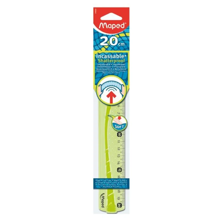 Regla flexible 20cm. Maped