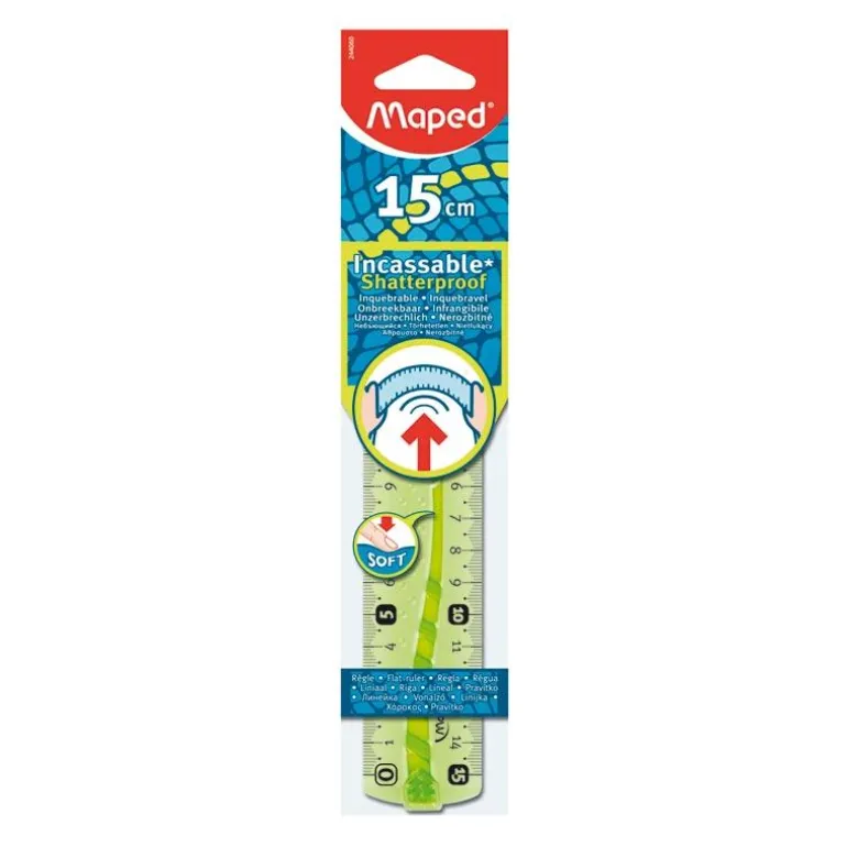 Regla flexible 15cm. Maped