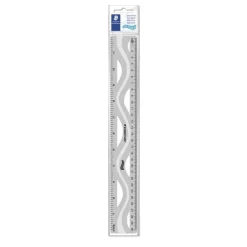 Regla flexible 30cm. Ultraflex colores surtidos