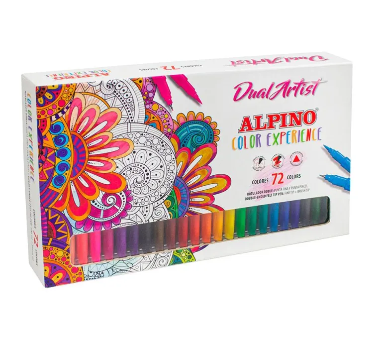 Rotulador 72 colores Color Experience Dual Artist