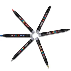 Rotulador Posca PCF35 Uniball. Punta pincel 1mm-10 mm