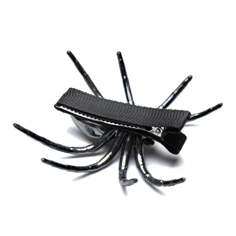 Set 2 pinzas clip araña Halloween