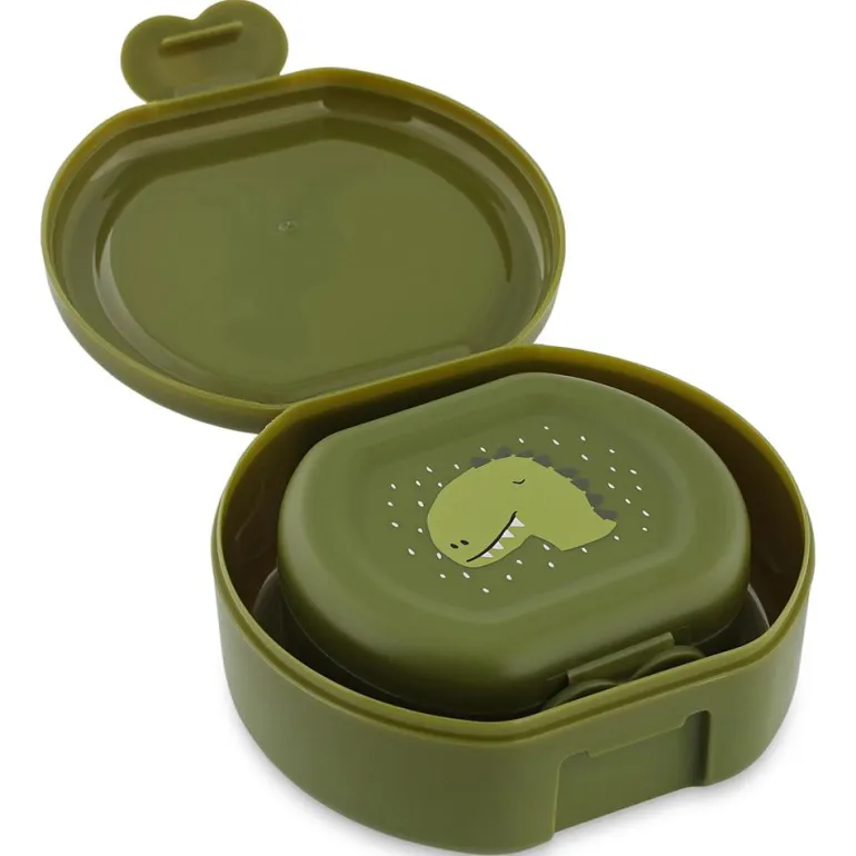 Set 2 tarteras 150ml y 300ml dinosaurio cierre clip