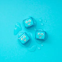 Set cubos azules con luz 4 unidades Glo Pals