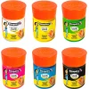 Set de 6 botes de témpera 50ml con pincel P´tit Pot Gouache