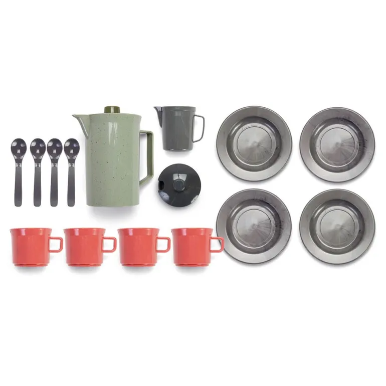 Set de café Eco Green Bean 17 piezas (Colores surtidos)