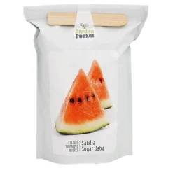 Set de cultivo de sandía sugar baby en bolsa-maceta