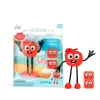Set personaje Sammy y 2 cubos rojos con luz Glo Pals