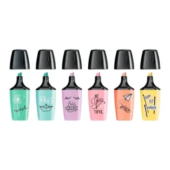 Stabilo Boss marcador mini 6 colores pastel
