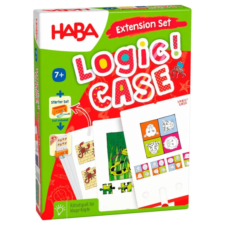 Tarjetas ampliación animales peligrosos Logic Case 7 años